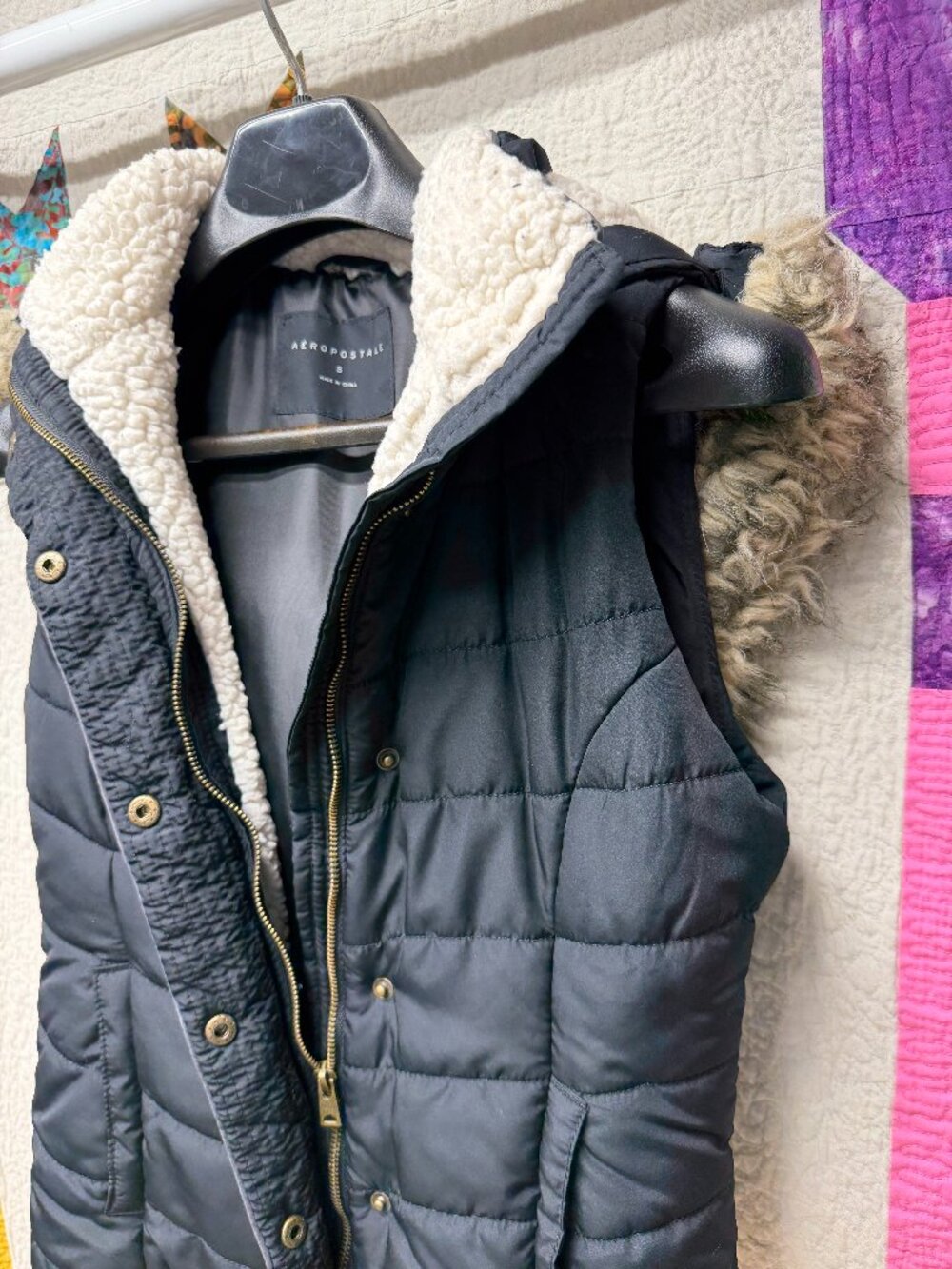 Aeropostle Hooded Vest Woman's Size S